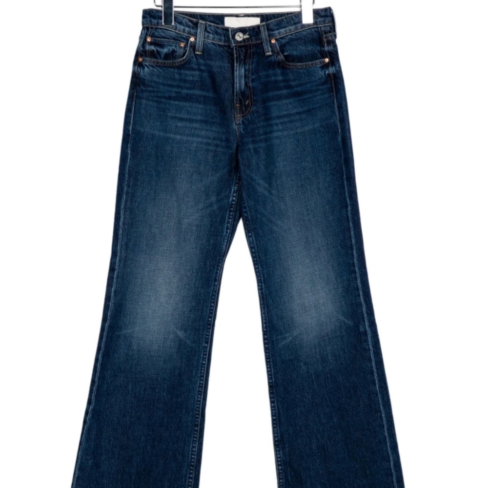 Mother Mid-Rise Wide Leg Jeans Size: S | US 26